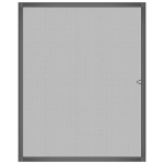 Zanzariera per Finestre Antracite 100x120 cm