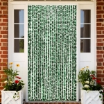 Zanzariera Verde e Bianco 100x220 cm Ciniglia