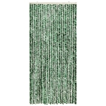 Zanzariera Verde e Bianco 100x220 cm Ciniglia