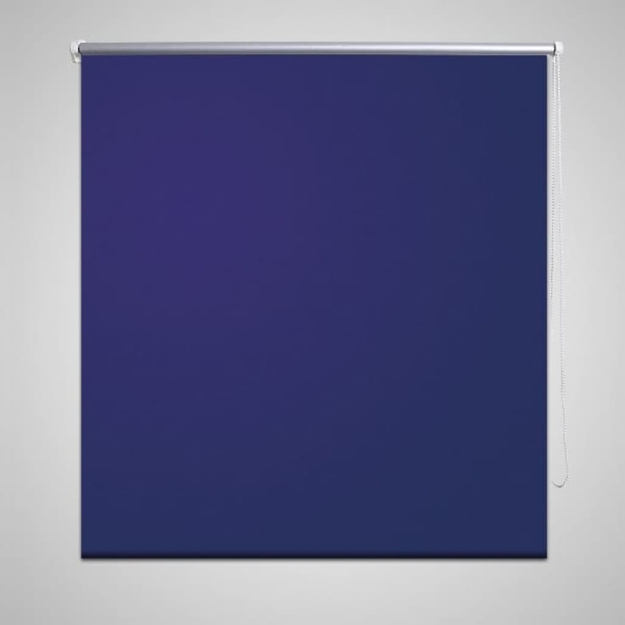 Tenda a Rullo Oscurante 120 x 230 cm Blu Marino