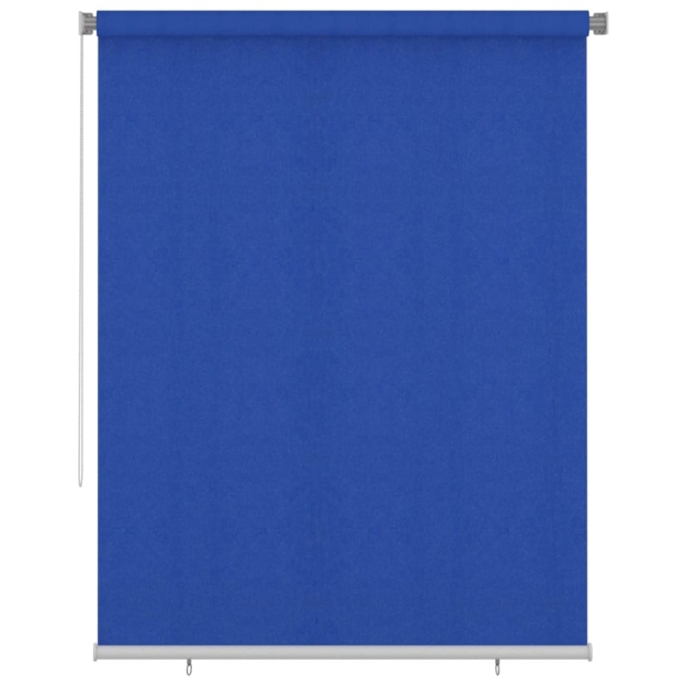 Tenda a Rullo per Esterni 180x230 cm Blu HDPE