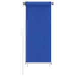 Tenda a Rullo per Esterni 60x140 cm Blu HDPE