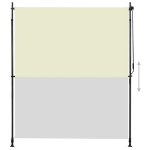 Tenda a Rullo per Esterni 200x270 cm Crema