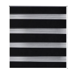 Tenda a rullo oscurante zebra 80x175cm nera