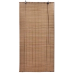 Tende a Rullo in Bambù 2 pz Marroni 120x220 cm