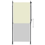 Tenda a Rullo per Esterni 100x270 cm Crema