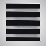 Tenda a rullo oscurante zebra 120x230 cm nero