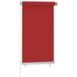 Tenda a Rullo per Esterni 80x140 cm Rossa HDPE