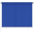 Tenda a Rullo per Esterni 180x140 cm Blu HDPE