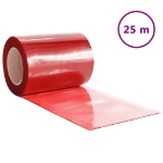 Tenda per Porte Rossa 300 mm x 2,6 mm 25 m in PVC