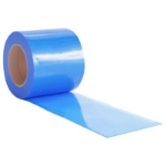 Tenda per Porte Blu 200 mm x 1,6 mm 25 m in PVC