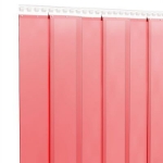 Tenda per Porte Rossa 200 mm x 1,6 mm 10 m in PVC
