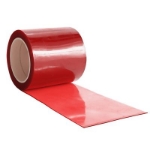 Tenda per Porte Rossa 200 mm x 1,6 mm 10 m in PVC