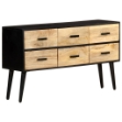 Credenza 110x33x64 cm in Legno Massello di Mango