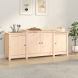 Credenza 164x37x68cm in Legno Massello di Pino