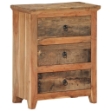 Credenza 60x33x75 cm in Legno Massello di Acacia e di Recupero