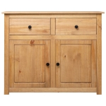 Credenza 93x40x80 cm in Legno Massello di Pino Panama Range