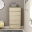 Credenza Cassetti Rovere Sonoma 60x35x121 cm Legno Multistrato