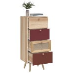 Credenza con Cassetti 40x30x95 cm in Legno Multistrato