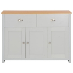 Credenza Grigia 112x35x81 cm