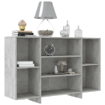 Credenza Grigio Cemento 120x30x75 cm in Truciolato