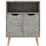 Credenza Grigio Cemento 60x30x72 cm in Legno Multistrato