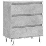 Credenza Grigio Cemento 60x35x70 cm in Legno Multistrato