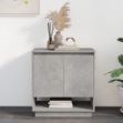 Credenza Grigio Cemento 70x41x75 cm in Truciolato