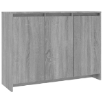 Credenza Grigio Sonoma 102x33x75 cm in Truciolato