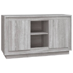 Credenza Grigio Sonoma 102x35x60 cm in Legno Multistrato