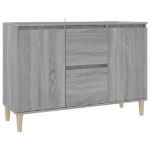 Credenza Grigio Sonoma 103,5x35x70 cm in Legno Ingegnerizzato