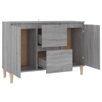 Credenza Grigio Sonoma 103,5x35x70 cm in Legno Ingegnerizzato