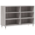 Credenza Grigio Sonoma 103,5x35x70 cm in Legno Ingegnerizzato