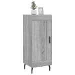 Credenza Grigio Sonoma 34,5x34x90 cm in Legno Multistrato