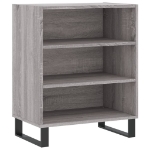 Credenza Grigio Sonoma 57x35x70 cm in Legno Multistrato