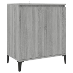 Credenza Grigio Sonoma 60x35x70 cm in Legno Ingegnerizzato