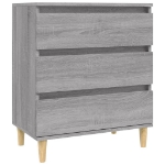 Credenza Grigio Sonoma 60x35x70 cm in Legno Multistrato