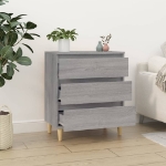 Credenza Grigio Sonoma 60x35x70 cm in Legno Multistrato