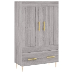 Credenza Grigio Sonoma 69,5x31x115 cm in Legno Multistrato