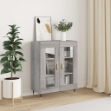 Credenza Grigio Sonoma 69,5x34x90 cm in Legno Multistrato
