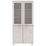 Credenza HAMAR in Legno Massello di Pino Bianca