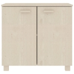 Credenza HAMAR Miele 85x35x80 cm in Legno Massello di Pino