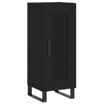 Credenza Nero 34,5x34x90 cm in Legno Multistrato