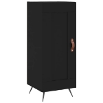 Credenza Nero 34,5x34x90 cm in Legno Multistrato