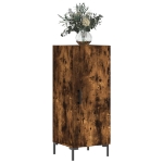 Credenza Rovere Fumo 34,5x34x90 cm in Legno Multistrato