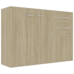 Credenza Rovere Sonoma 105x30x75 cm in Legno Multistrato