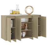 Credenza Rovere Sonoma 120x41x75 cm in Truciolato