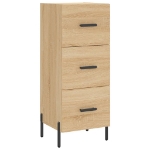 Credenza Rovere Sonoma 34,5x34x90 cm in Legno Multistrato