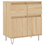 Credenza Rovere Sonoma 60x35x70 cm in Legno Multistrato