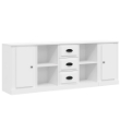 Credenze 3 pz Bianco in Legno Multistrato
